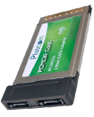 2 Port SATA Cardbus PCMCIA for Laptop Notebook