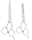 6” Professional Hair Cutting and Thinning Scissors Set+ Carry Case