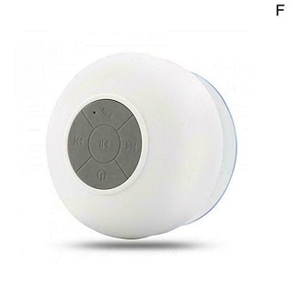 Portable LED Waterproof Suction Wireless Bluetooth Speaker for Shower Bathroom
