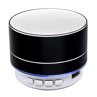Mini Wireless Bluetooth Speaker Metal Portable Small Outdoor Speaker Subwoofer