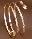 Coiled Snake Spiral Upper Arm Bangle Bracelet Ankl