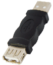 USB A Male to A Female Adapter