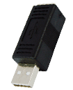 USB A Male to B Female Adapter