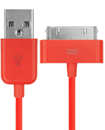 USB Data Charger Cable for iPod iPhone Red Color