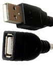 0.25 Meter High Quality USB A Male to A Female Ext