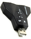 7.1 Channel External USB 3D Audio Sound Card Adapt