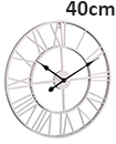 40cm Traditional Vintage Style Iron Wall Clock Roman Numerals Home Decor Gift