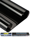 Black Car Van Limo Window Tint Film Reduce Sun Glare Universal Fit 3m x 50cm Kit