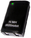 3600mAh Rechargeable Battery Black Color
